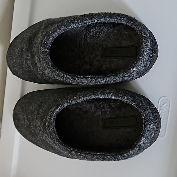 VINCE Wool Slip On Shearling Slipper Size 9 - Picture 7 of 14